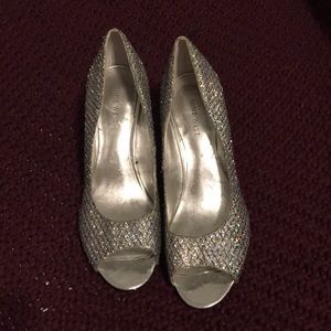 Holographic kitten heels